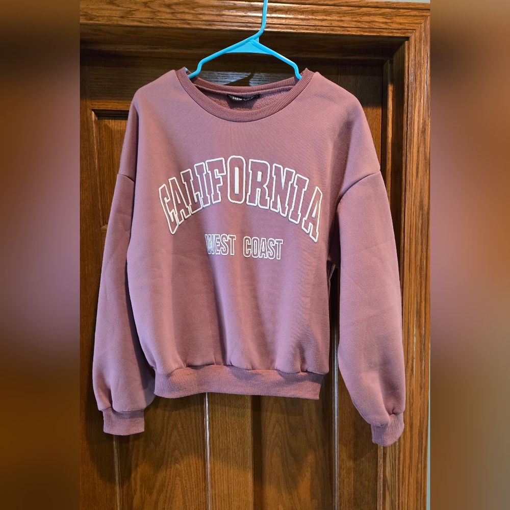 SHEIN Mauve California Sweatshirt